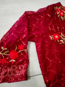 Punjabi Pant Plazo Suit With Duppta