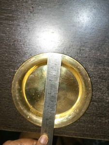 Set of 5 small  Brass Plates
