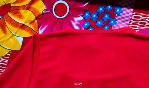 Square Neck New Red Full Sleeve Top♥️