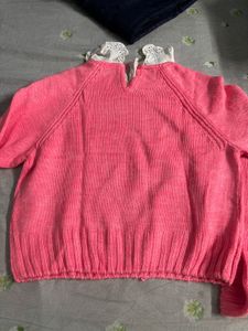 Cute Pink Knit Sweater