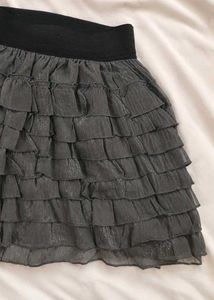 Chic Ruffled Tiered Skirt