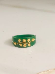 Pure Gold Plated Ladies Ring (wt:0.300g)