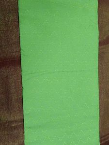 Green blouse Material with Textured Pattern