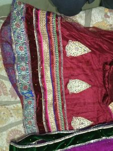 Elegant Maroon Lehenga