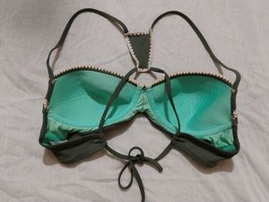 Olive Green Bikini Top