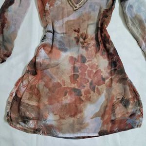 Y2k Vintage Forest Fairy Desi Chatpati Kurti Top