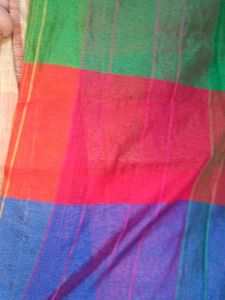 Vibrant Patchwork Saree