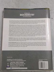 Biochemistry for Dental Students Textbook