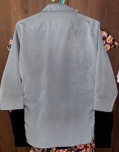 Stylish Women's Grey Collared Shirt
