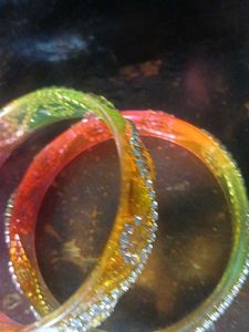 Colorful Beaded Bangles
