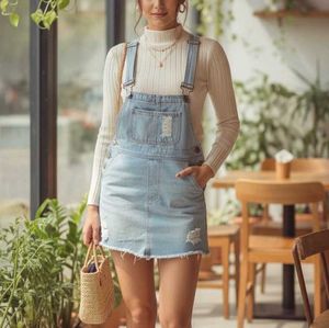 Cute Dungaree Dress