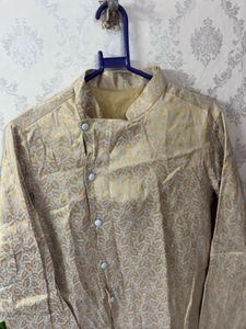 golden kurta set men