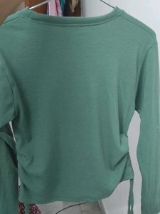 prettiest green full sleeves top