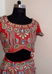 Fish cut lehenga