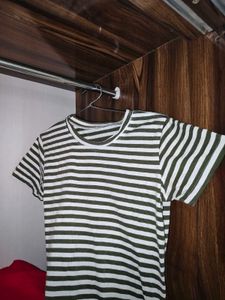 Striped Crew Neck T-Shirt