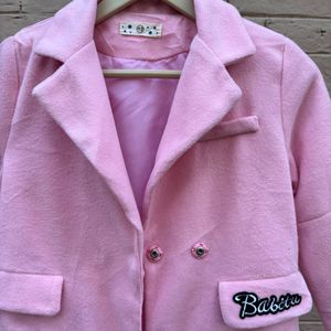 Cute Pink  Kids' Coat