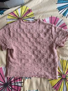 Pink Crop Top - Size M