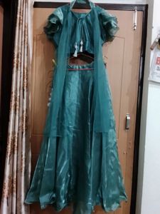 Stunning Teal Lehenga Choli Set
