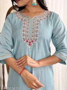 "Turquoise Temptation" kurta set