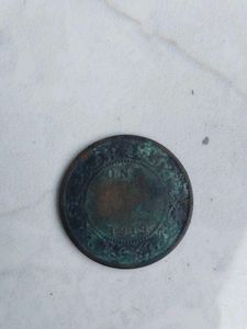1919 one quarter anna from antique shop