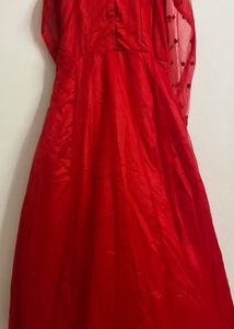 Stunning Red Embellished Gown