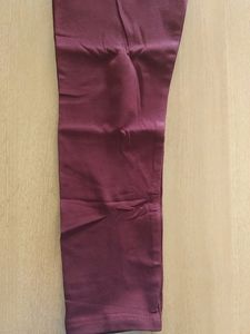 Ankle Leggings Branded 4way XL Size Maroon Colour