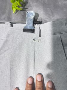 women's office Light Grey Trousers
