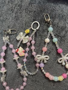 Kawaii Beaded Keychain/bag and phone Charm