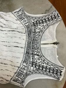 Bohemian White Mini Dress