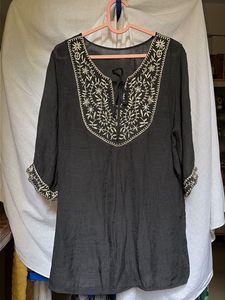 Linen short kurti/top