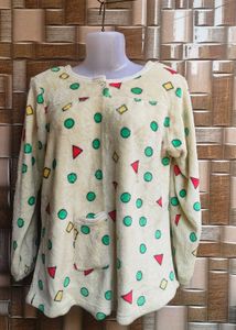 Cozy Cartoon Print sweater