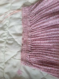 Pleated Pink Skirt