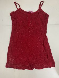 Short Chikankari Kurti