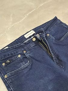 Classic Dark Wash Denim Jeans