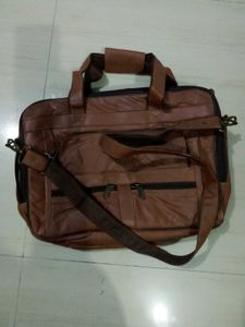 Classic 100%  genuine Leather office &amp; laptop  Bag