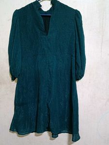 Elegant Teal Mini Dress