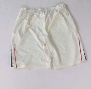 Men's White Athletic Shorts