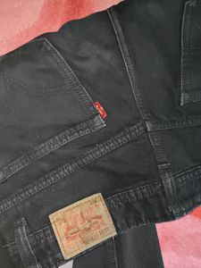 Black Straight Leg Jeans