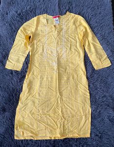 Light Yellow Kurta