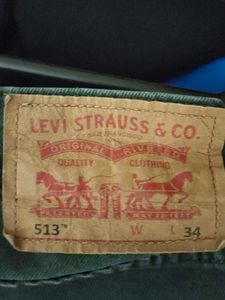 LEVI'S Men's 541 Green Fit Mid Rise Overdyed Jeans