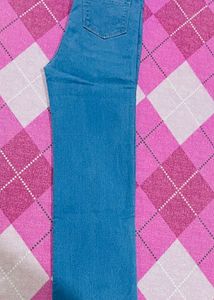 Blue Denim straight Leg Jeans