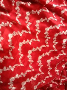 Red &amp; Gold Ethnic Skirt