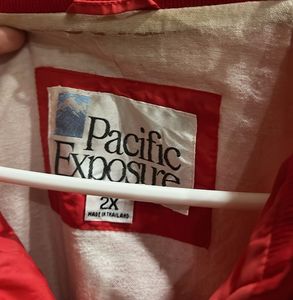Red Windbreaker Jacket