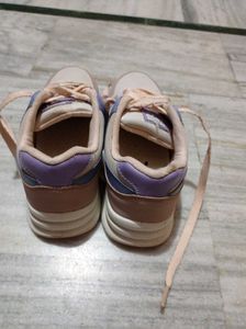 Pastel Lace-Up Sneakers