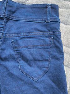 Dark Wash Denim Shorts