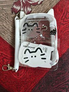 Kawaii Cat Photo Card Holder