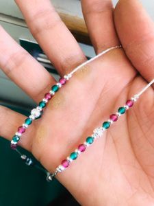 Pure Silver Payal (wt:-13.000g)