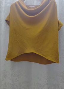 Mustard Yellow Textured Top