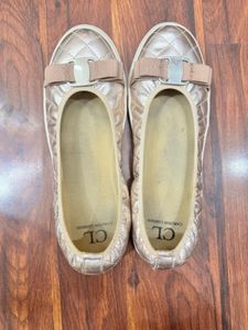 Carlton London Ballet Flats with Bow Detail