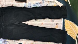Black Men's (unisex) velvet Jeans